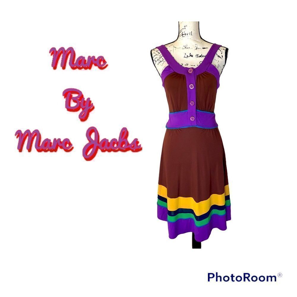 Marc by Marc Jacobs Block Sleeveless Dress